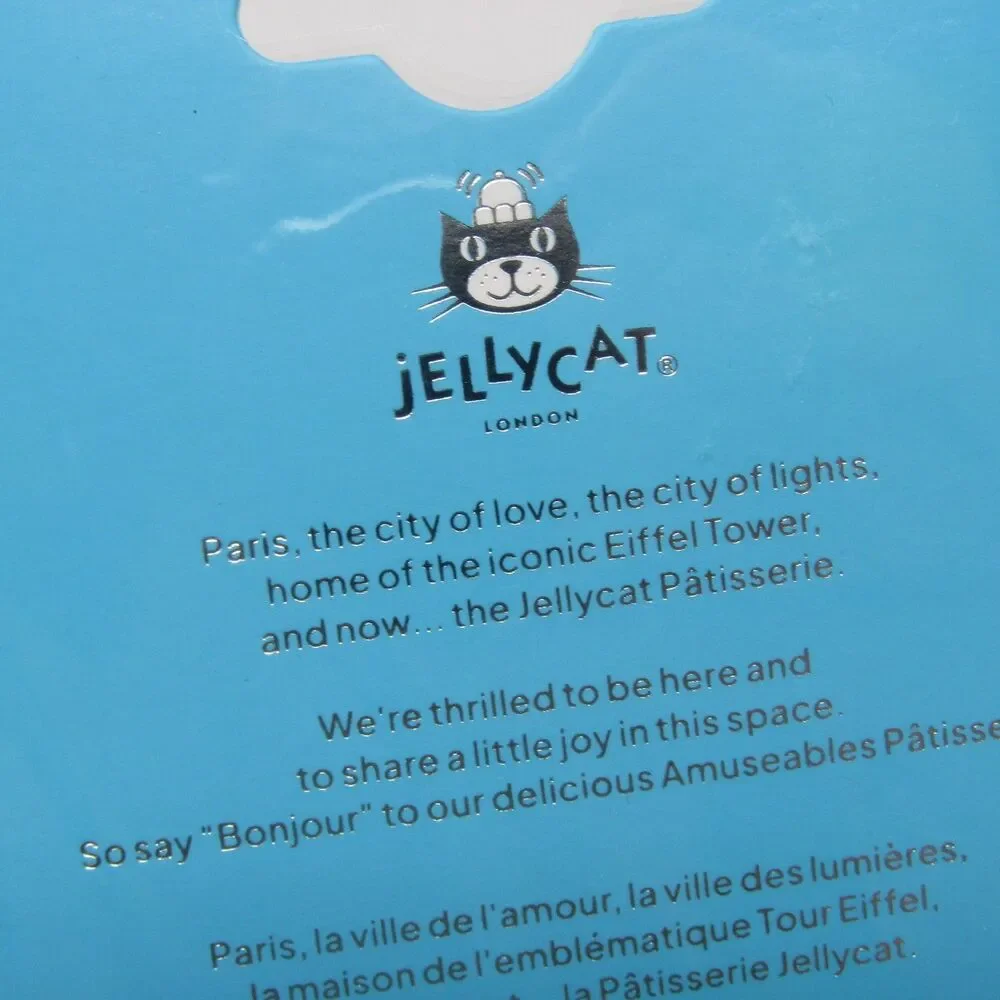 Jellycat Patisserie Bon Appetit Enamel Pin New In Packaging Blue White